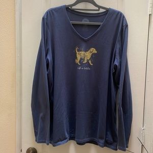 Life is Good long sleeve Tshirt.